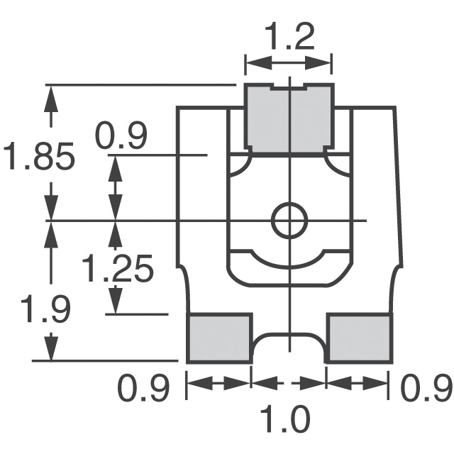 EVM-3YSX50B55 Panasonic Electronic Components  Trimmer Potentiometers